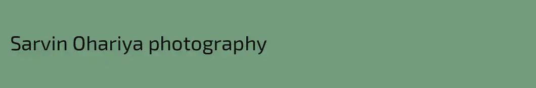 Sarvin Ohariya photography